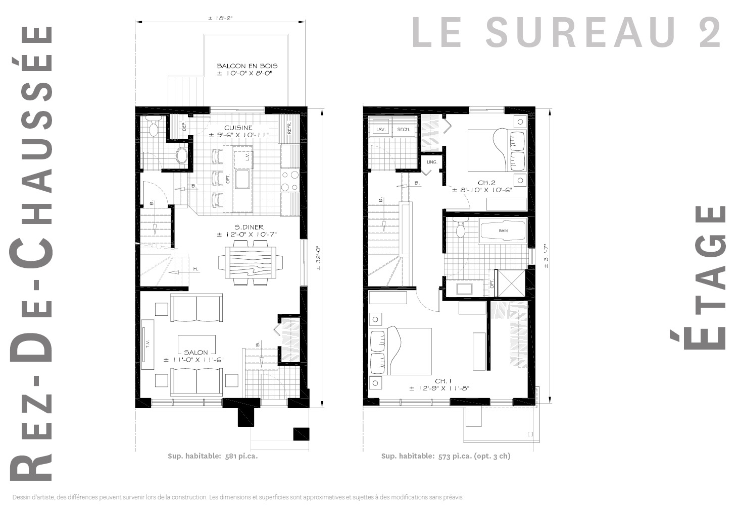 Les Jardins du Coteau Le Sureau 2 Floor Plan, Mascouche QC Livabl
