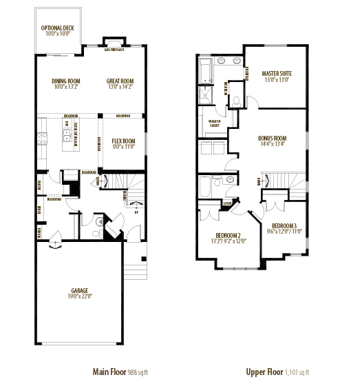Nolan Hill Carleton Floor Plan, Calgary AB Livabl