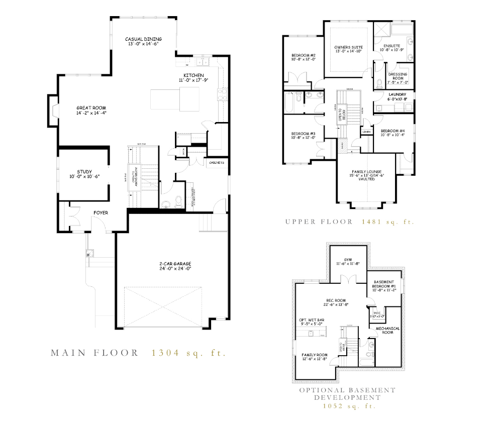 Jensen Lakes Blackhawk Floor Plan, St. Albert AB Livabl