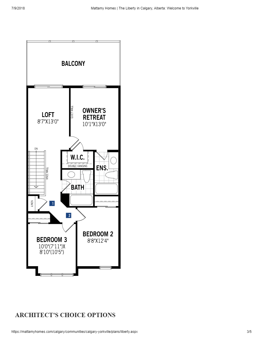 Yorkville by Mattamy Homes Liberty Floor Plan, Calgary AB Livabl