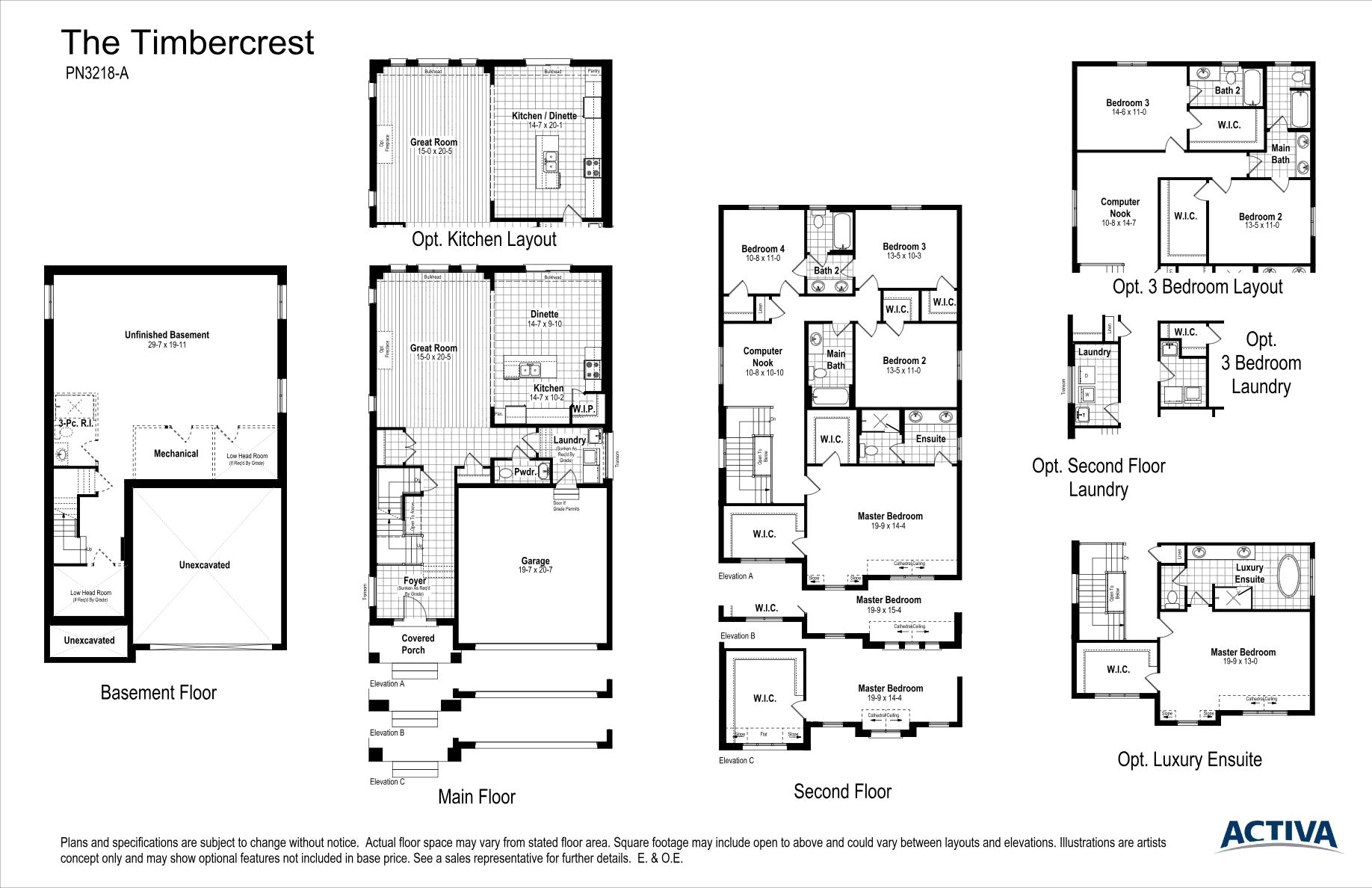Doon South The Timbercrest Floor Plan, Kitchener ON Livabl