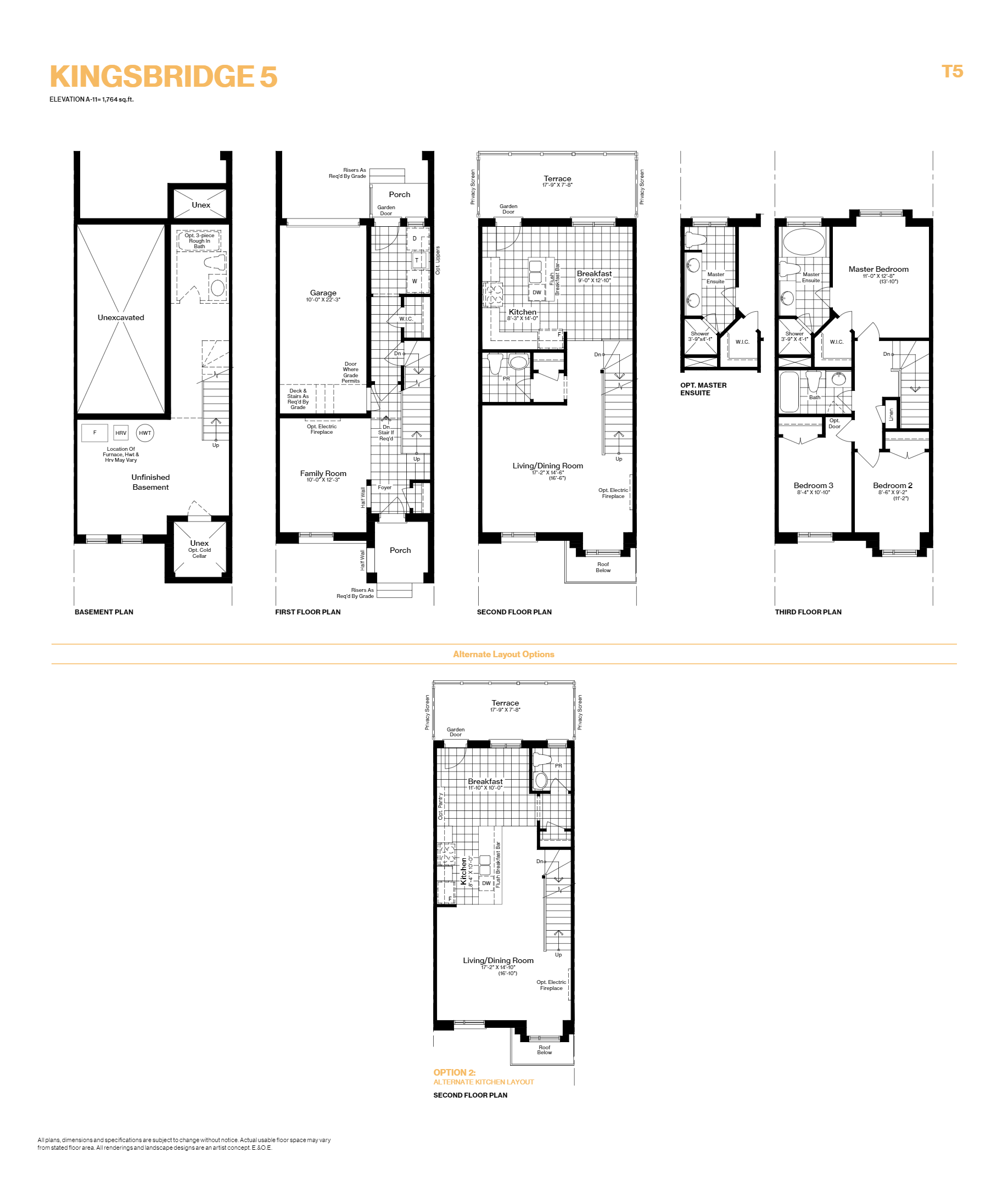 The Ross Towns Phase 1 Kingsbridge 5 Floor Plans and Pricing