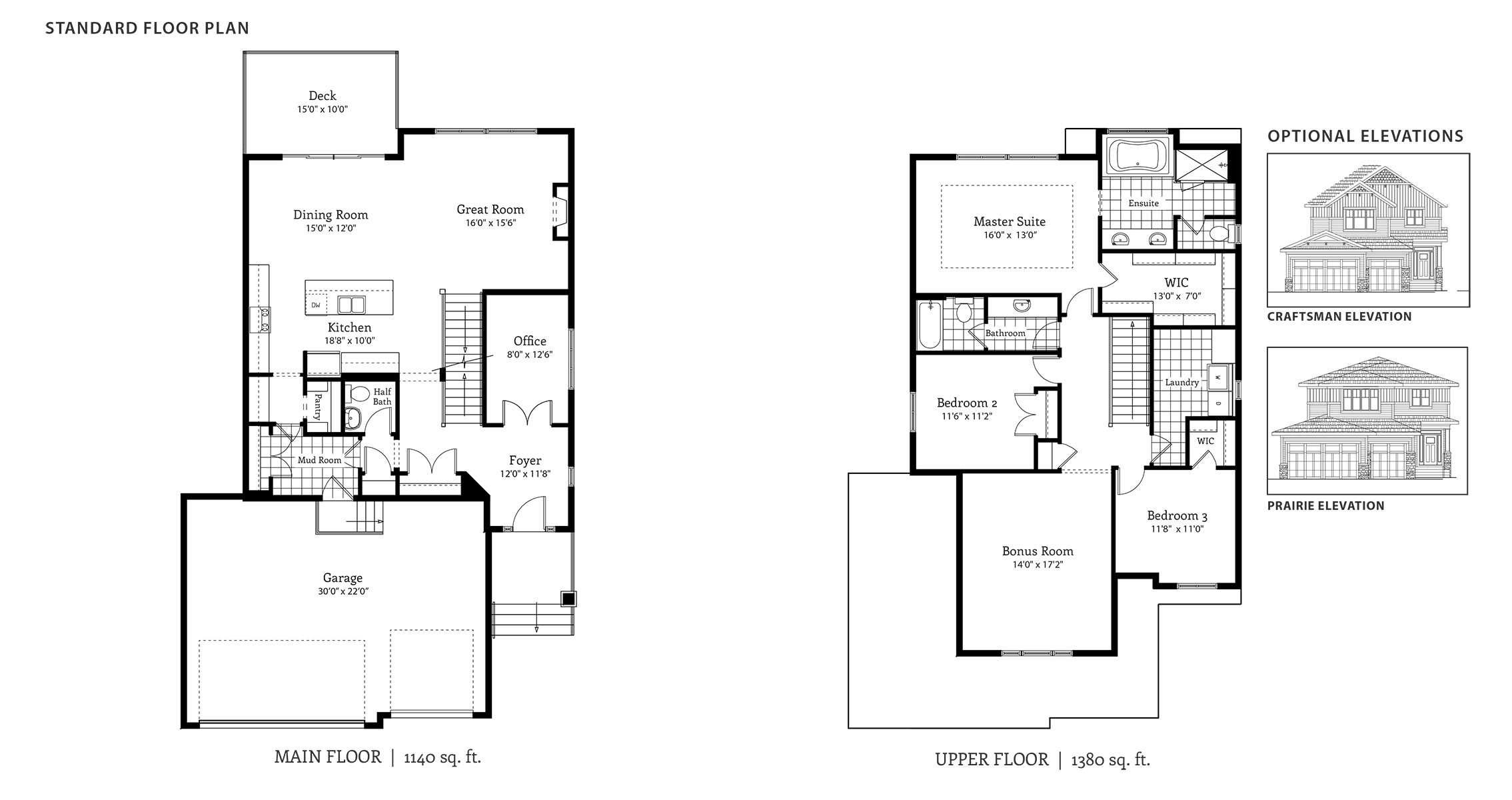 The Summit Rock Lake Estates Huxley Floor Plan, Calgary AB Livabl