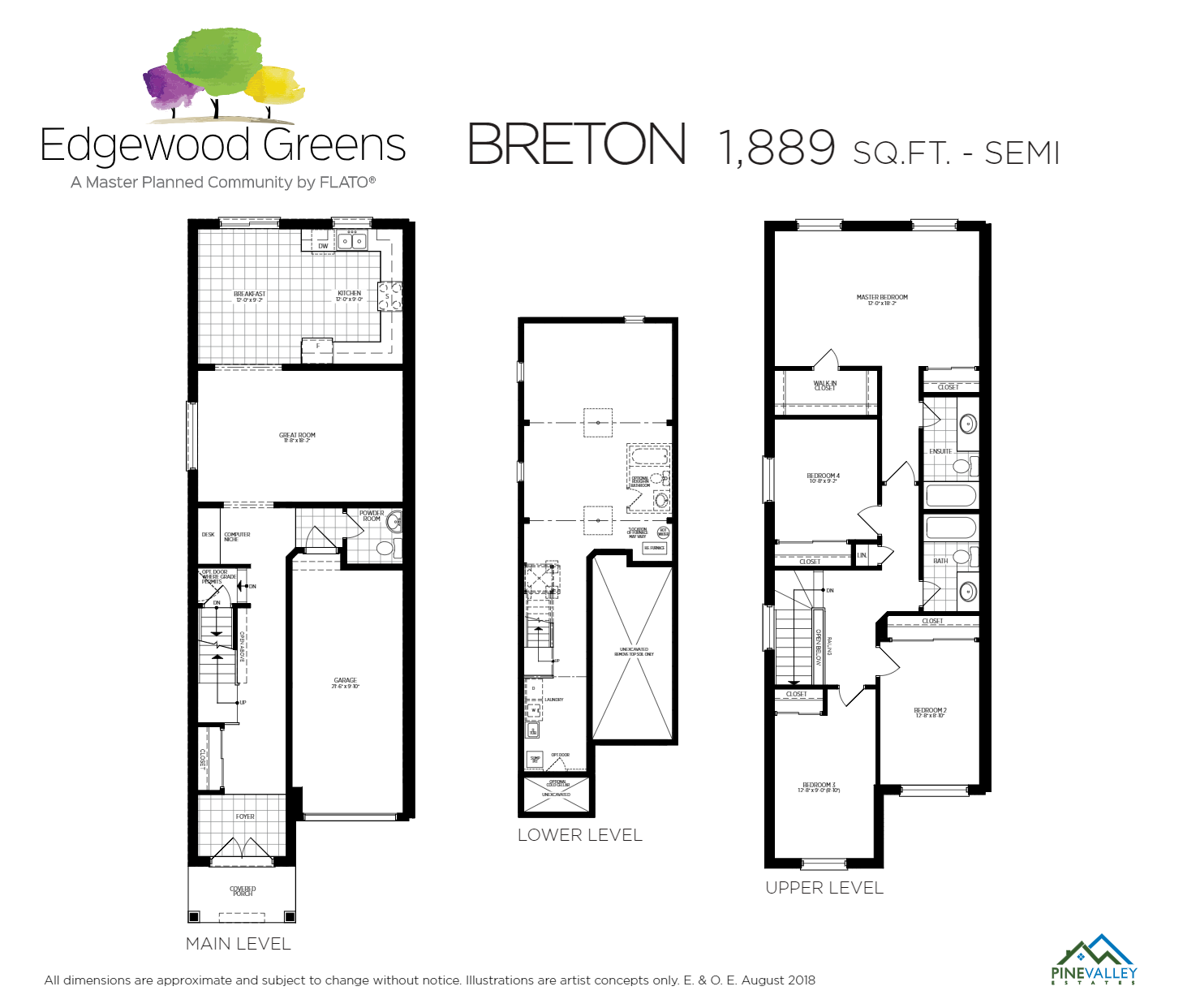 Edgewood Greens Breton Floor Plans and Pricing