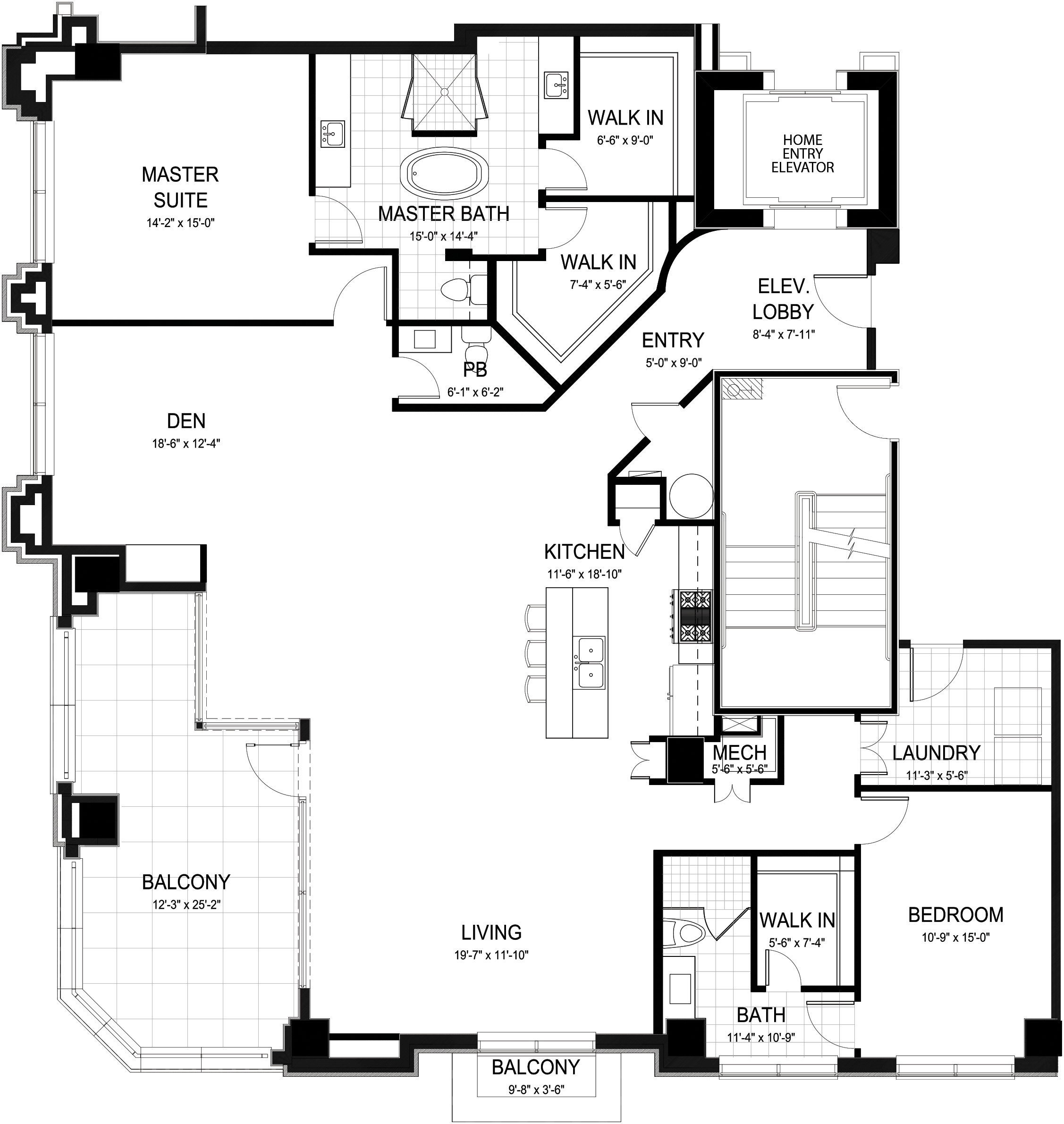 Residences at the Stoneleigh C Floor Plans and Pricing