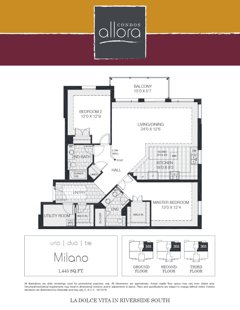 Residence 303 at Allora Condos in Ottawa, ON