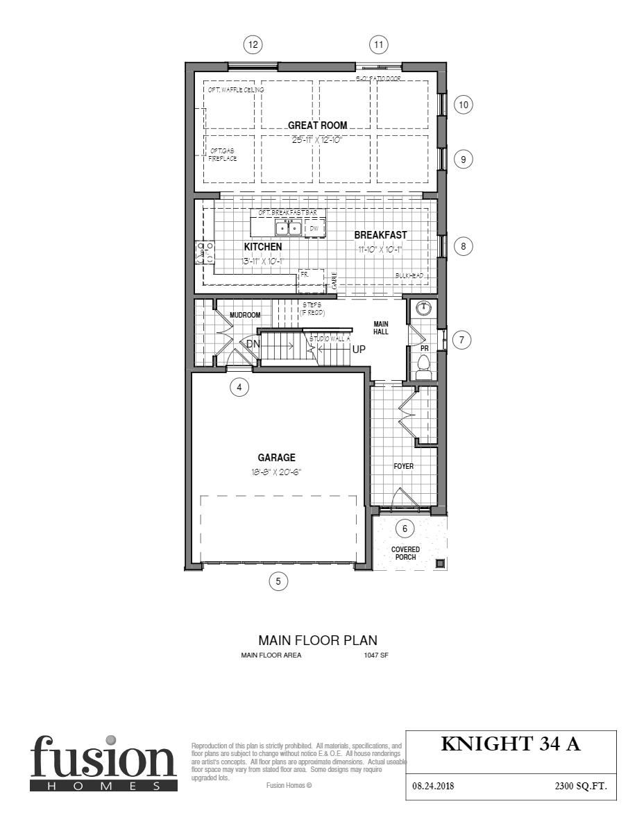 Vista Hills by Fusion Homes The Knight A Floor Plans and Pricing