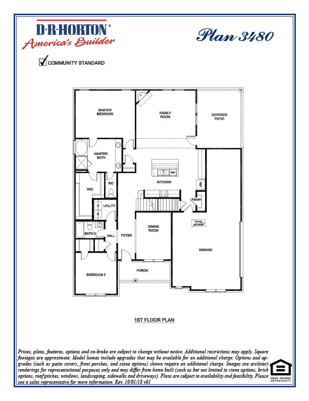 Fontanna Ranch 3480 Baltimore Floor Plans and Pricing