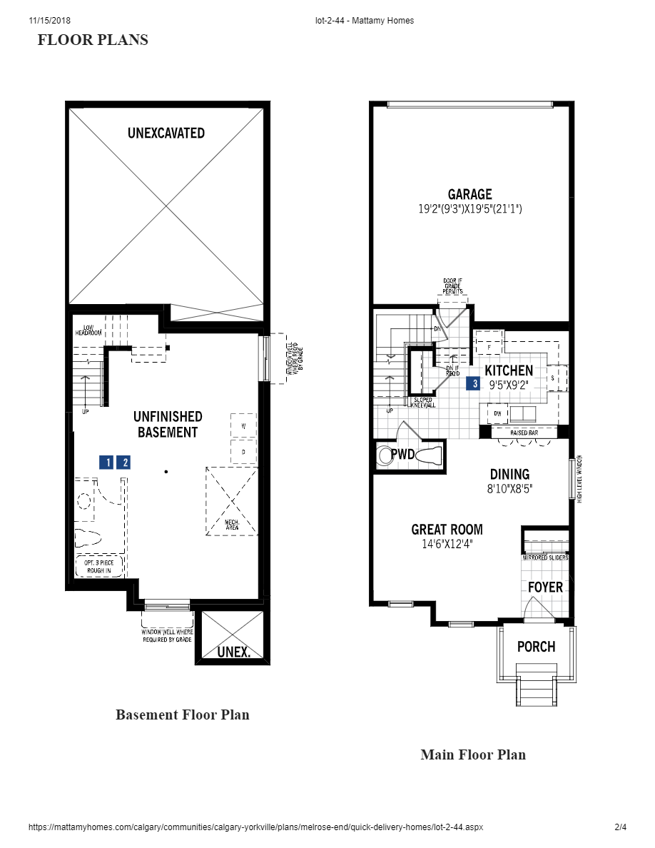 Residence 36 Yorkville Avenue SW at Yorkville by Mattamy Homes in Calgary, AB