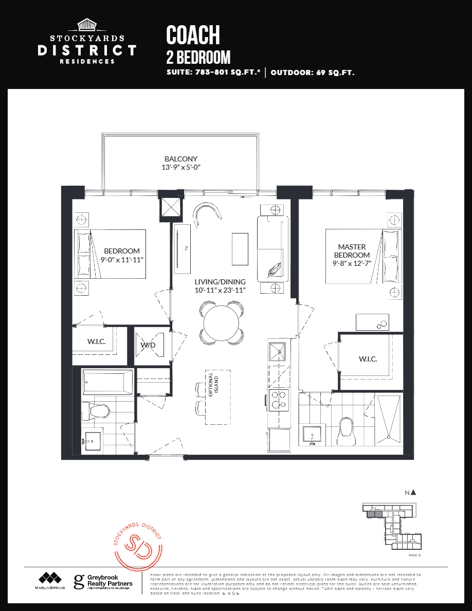 Stockyards District Residences Coach Floor Plan, Toronto ON Livabl