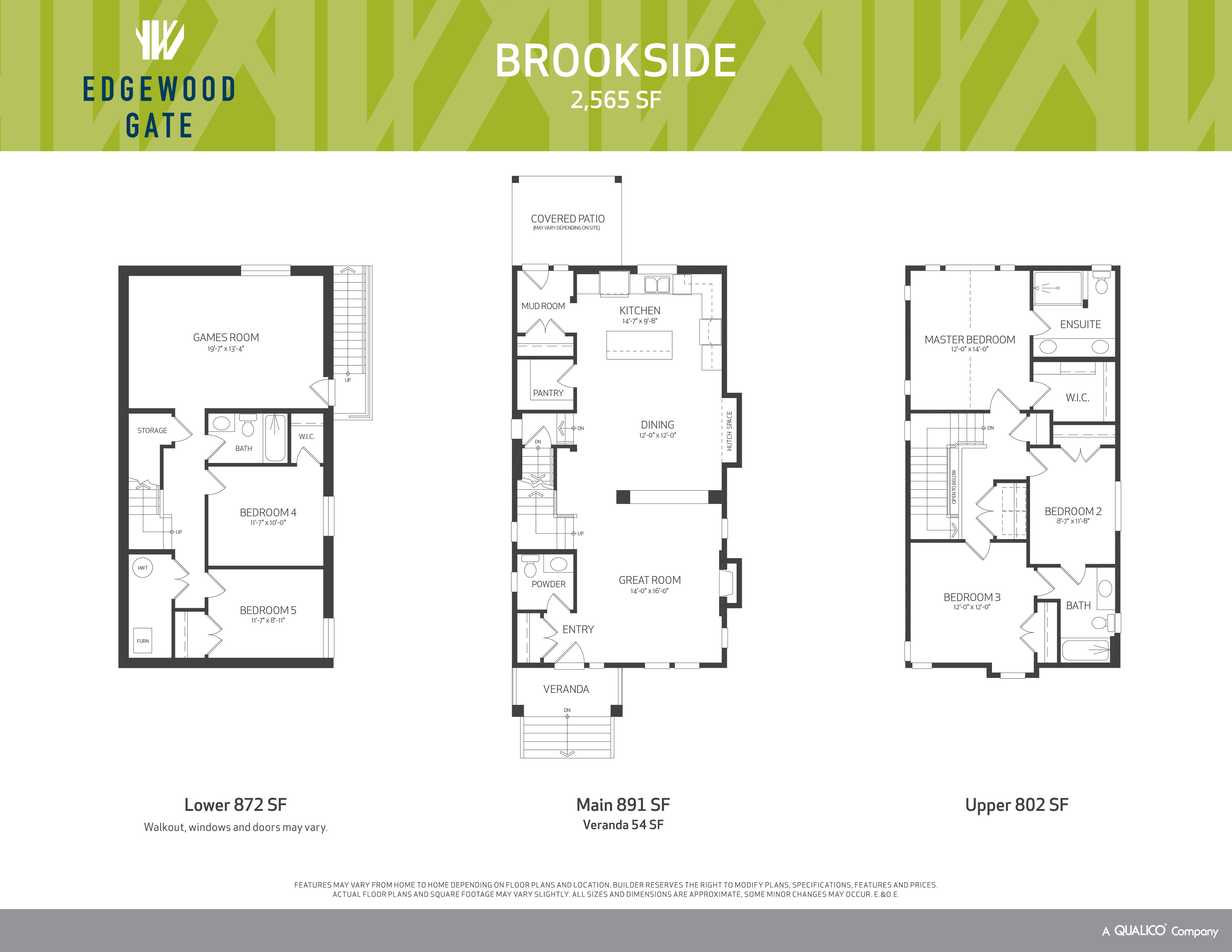 Edgewood Gate Brookside Floor Plan, Surrey BC Livabl