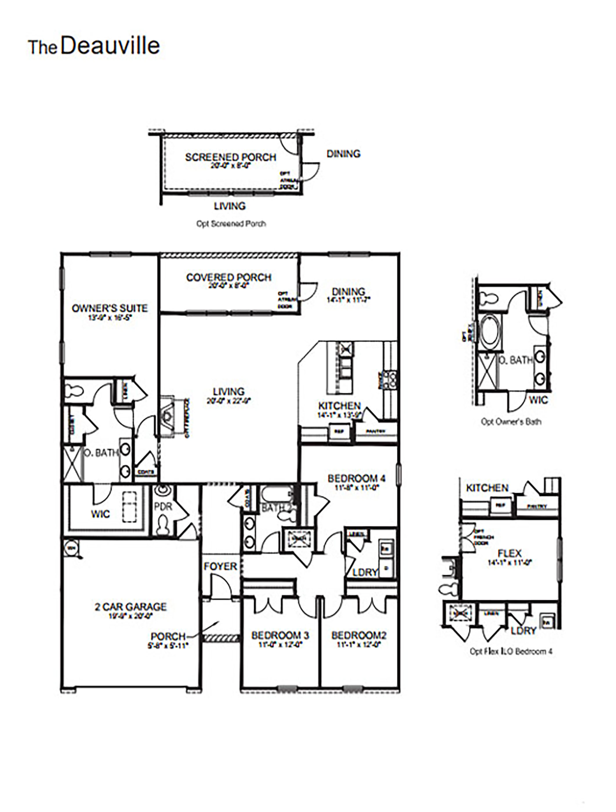 Camden Manor Deauville Floor Plans and Pricing