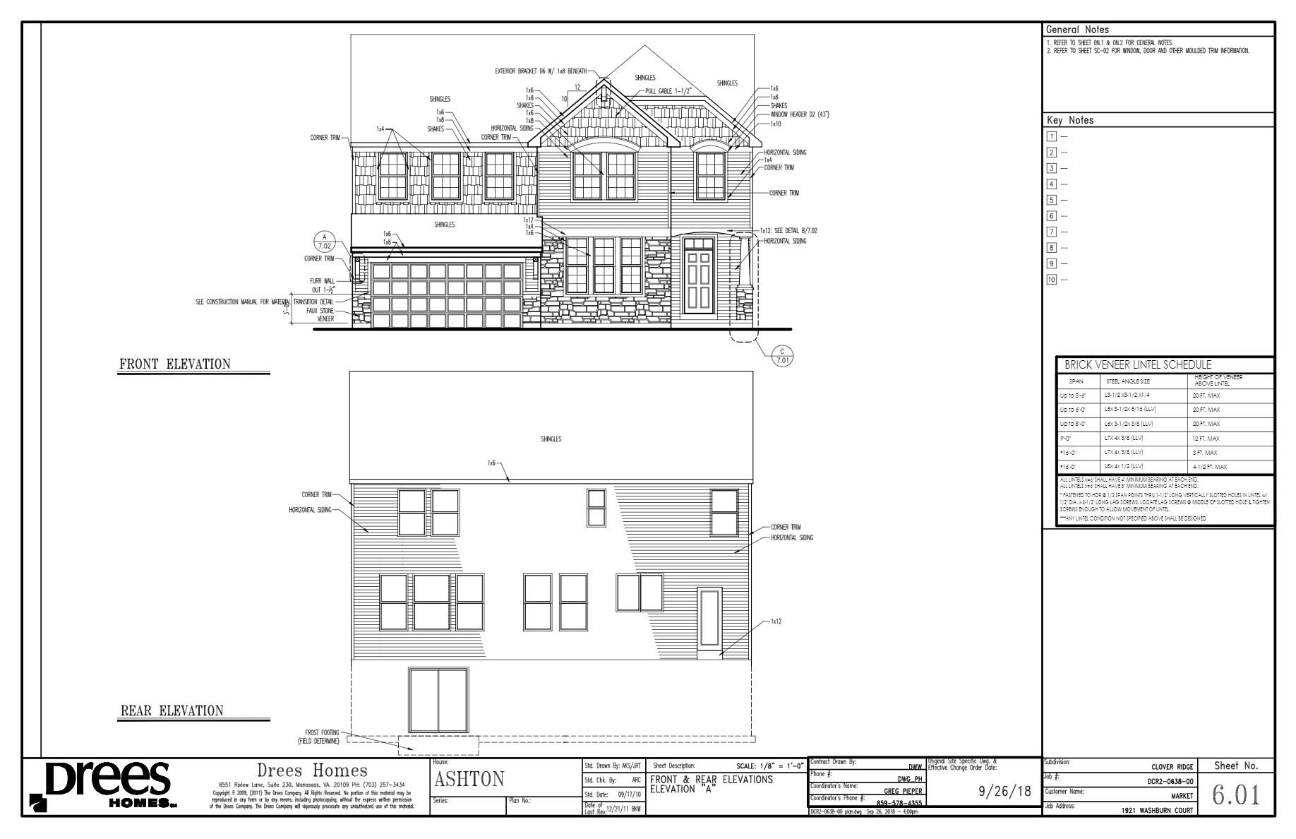 Clover Ridge 1921 Washburn Court Floor Plans and Pricing