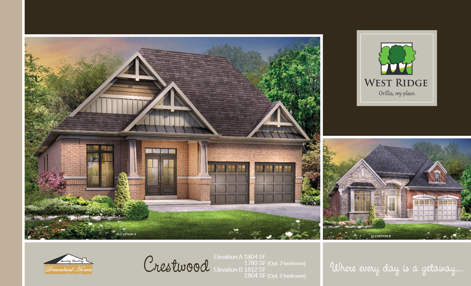 West Ridge Trailside The Crestwood A Floor Plan, Orillia ON Livabl