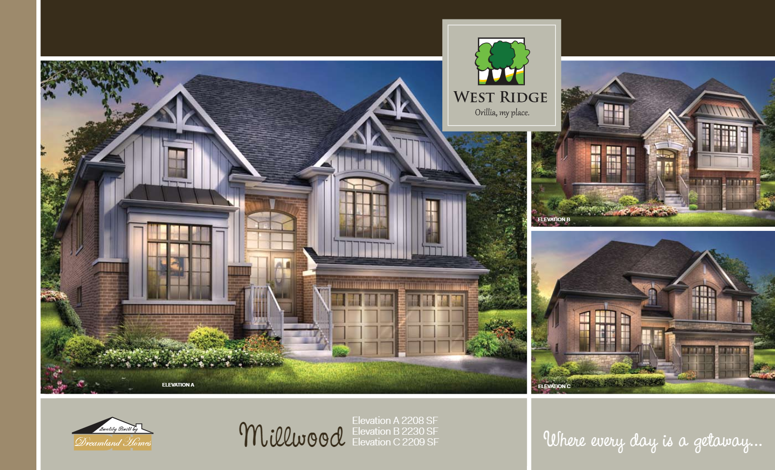 West Ridge Trailside The Millwood A Floor Plan, Orillia ON Livabl