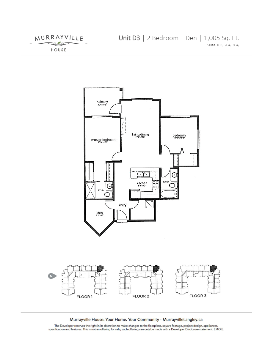 Murrayville House D3 204, Langley Township BC Livabl