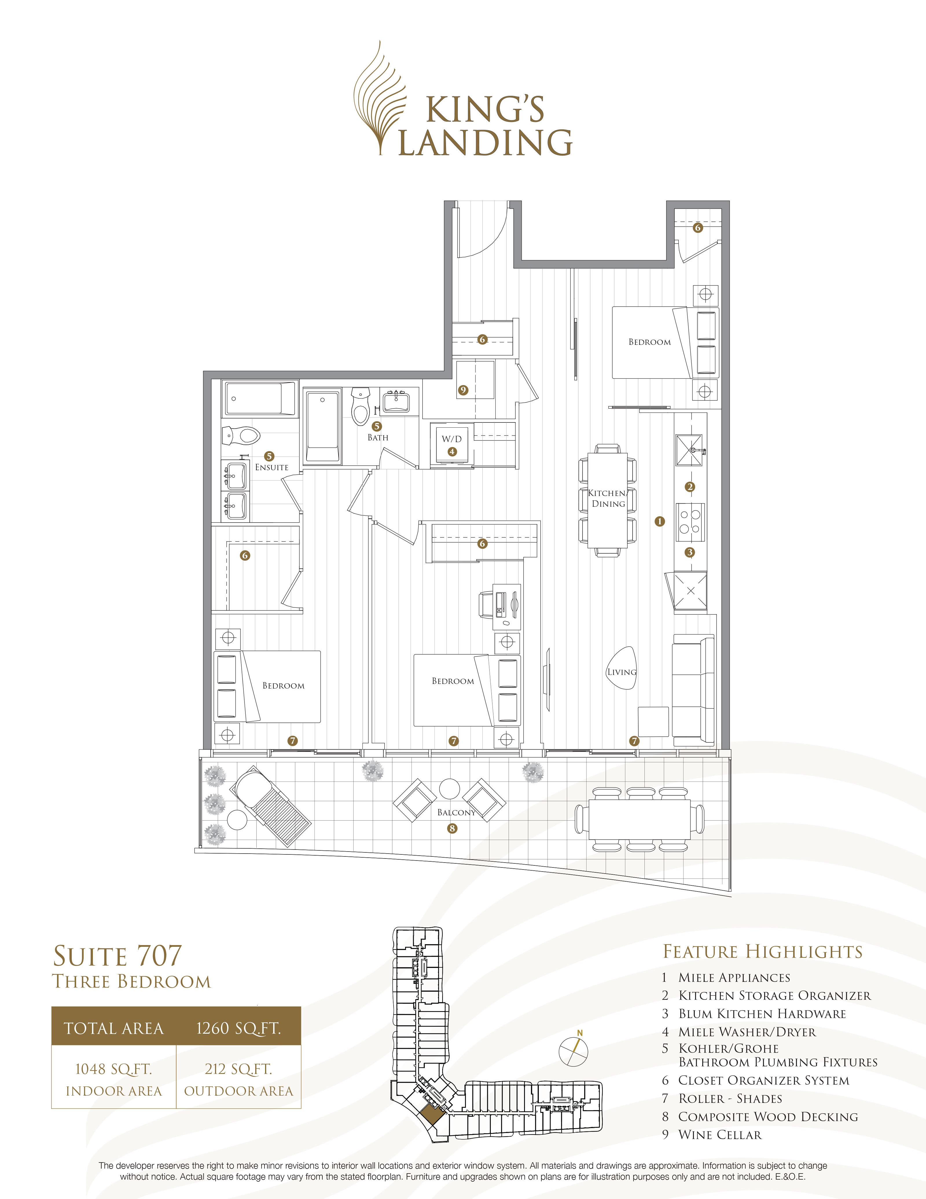 King's Landing 707 Floor Plans and Pricing