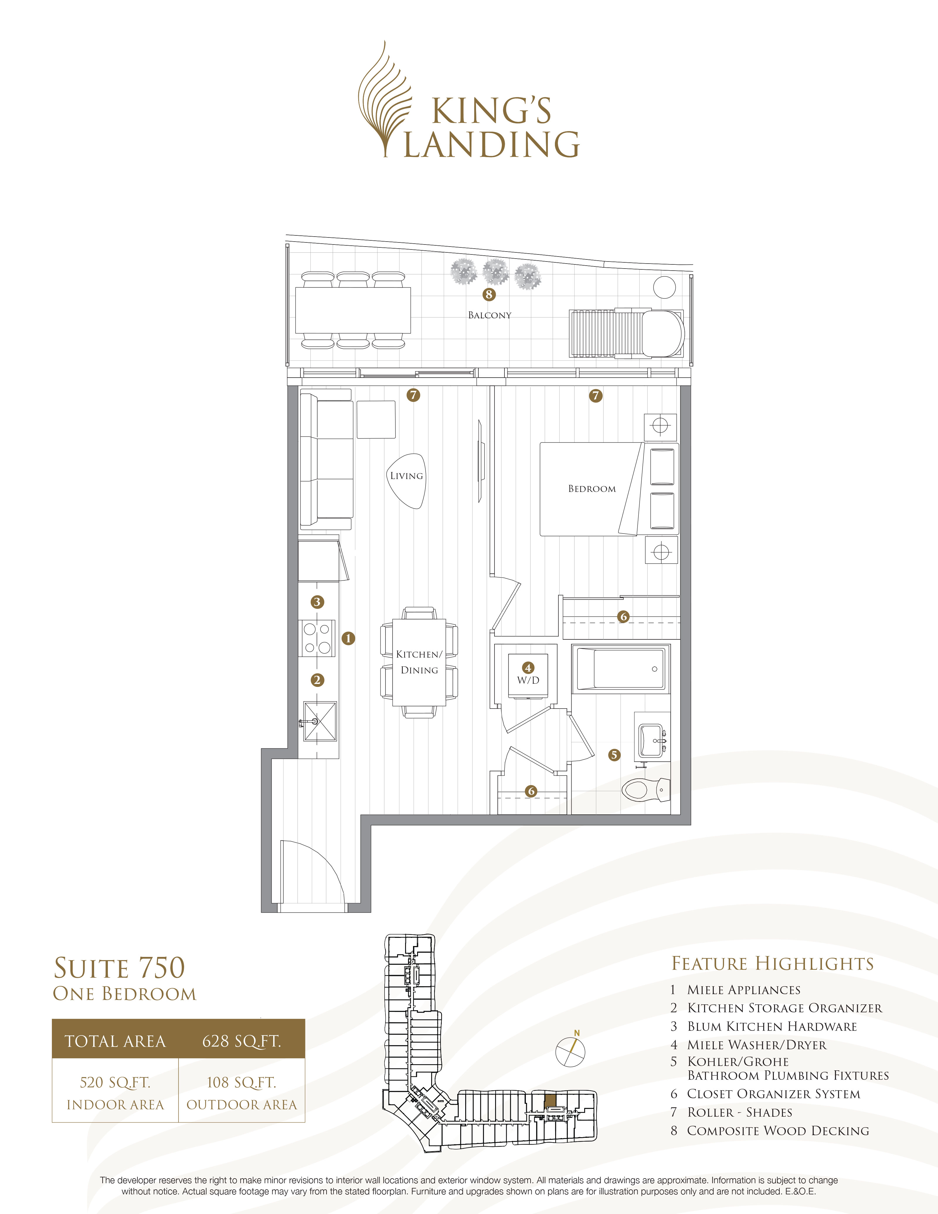 King's Landing 750 Floor Plans and Pricing