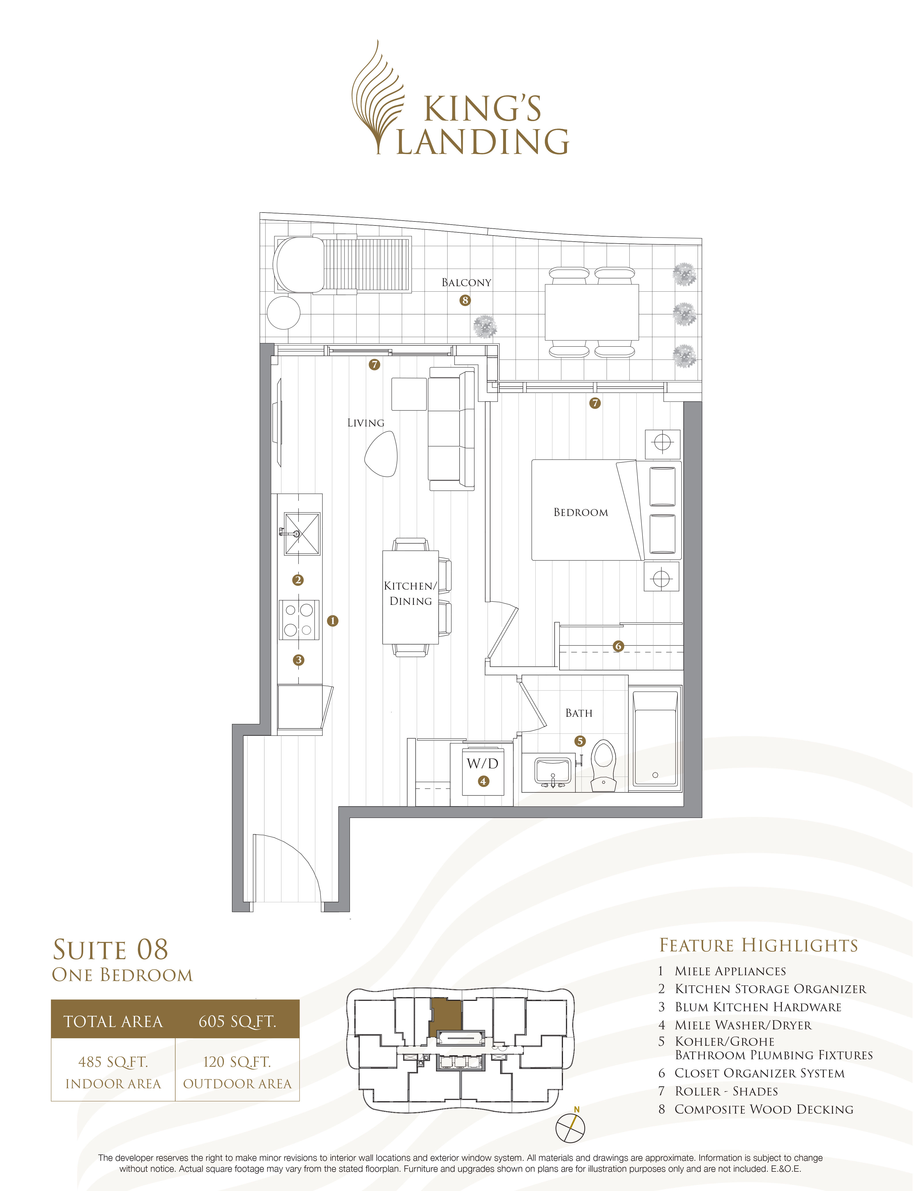 King's Landing Suite 08 (East) Floor Plans and Pricing