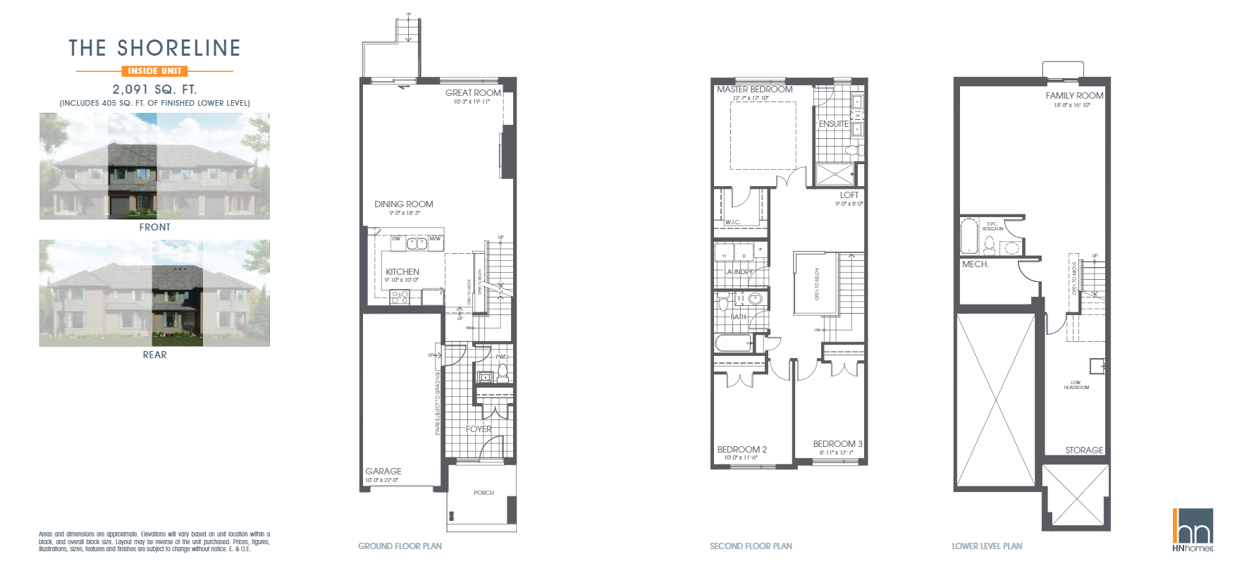 Cowan's Grove The Shoreline Floor Plan, Ottawa ON Livabl