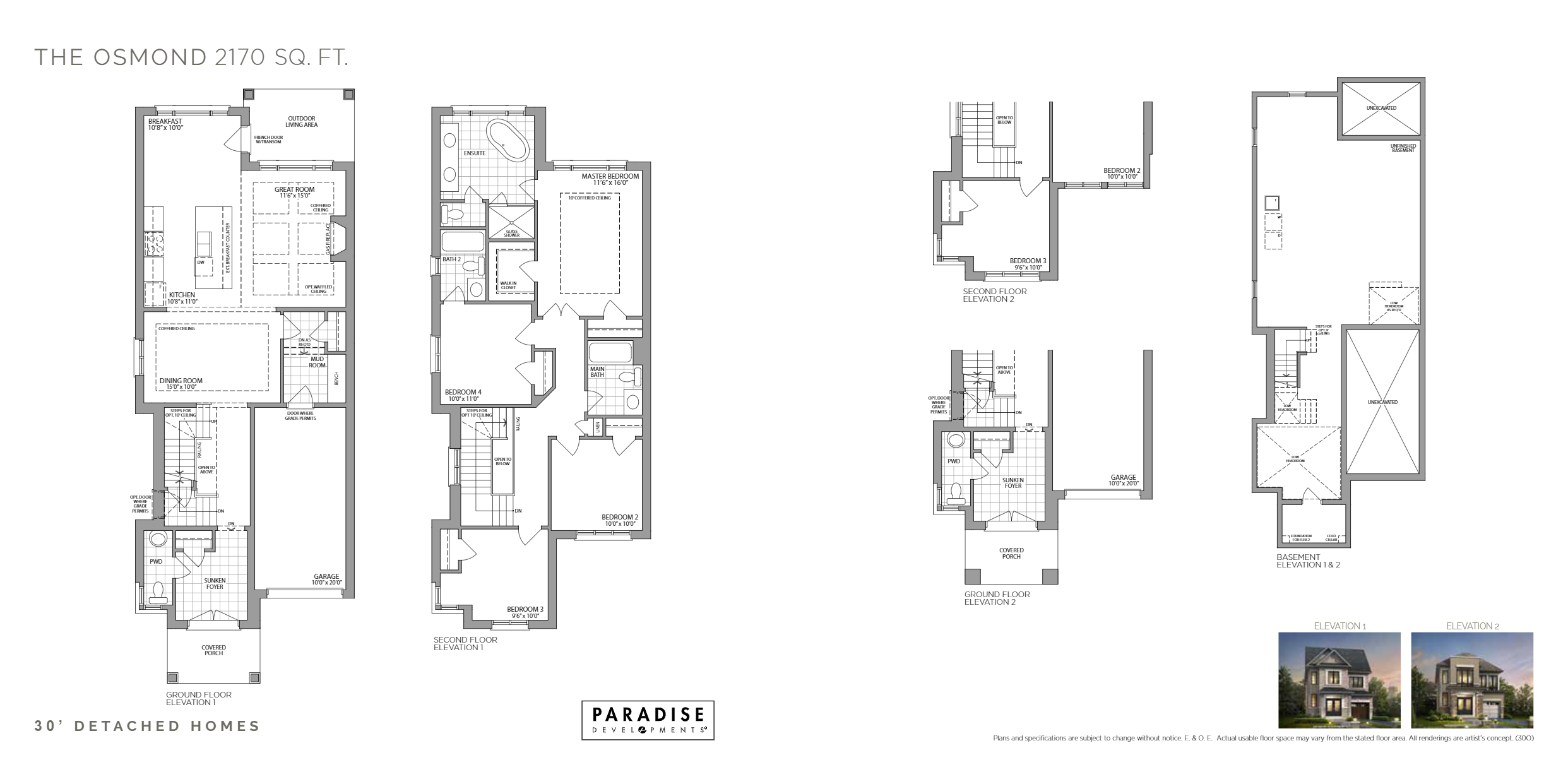 New Kleinburg The Osmond Floor Plan, Vaughan ON Livabl