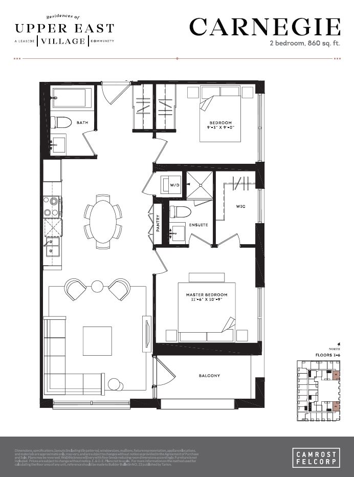 BeSpoke Series at Upper East Village Carnegie Floor Plans and Pricing