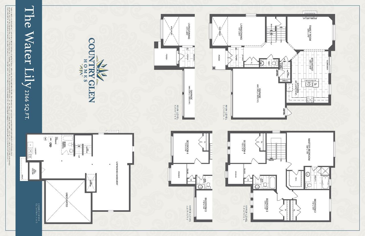 Waterview Estates The Water Lily Floor Plans and Pricing