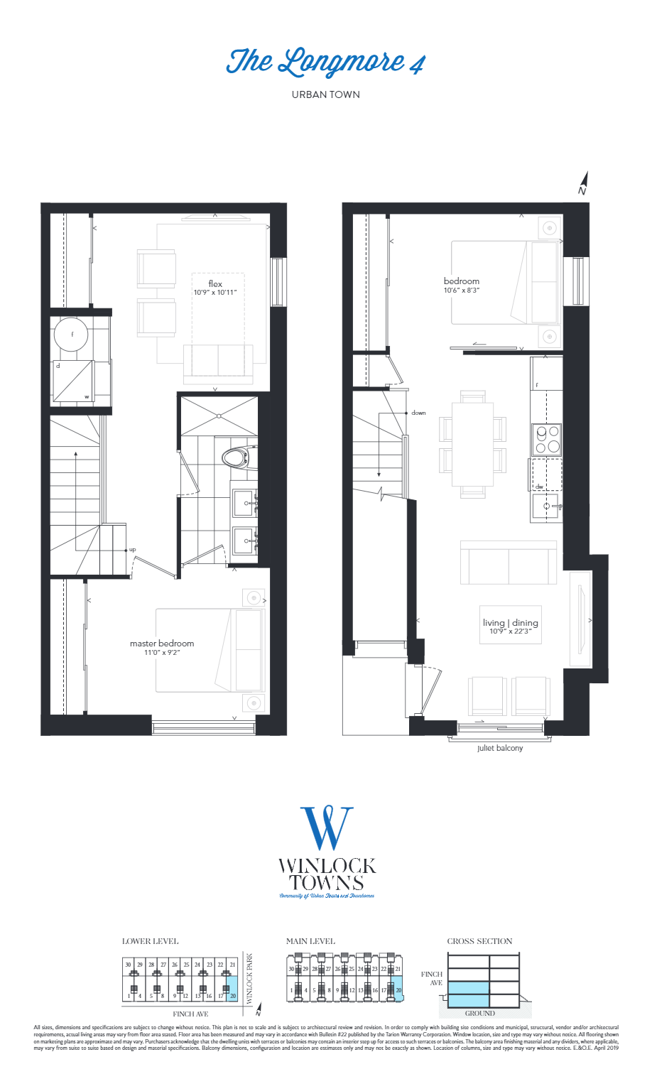 Winlock Towns The Longmore 4 Floor Plans and Pricing