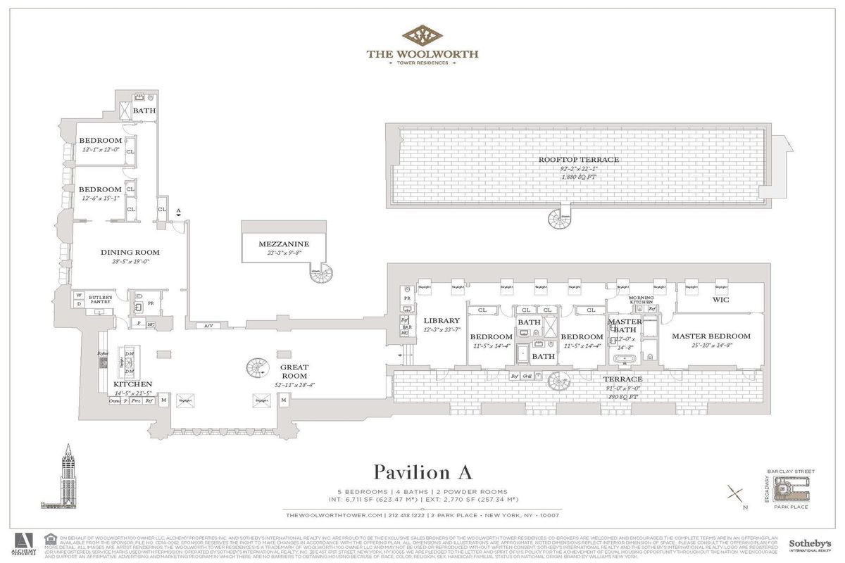 The Woolworth Tower Residences PAVILION A Floor Plans and Pricing