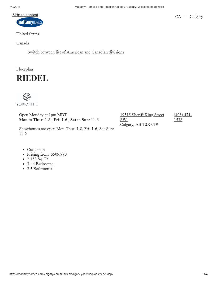 Residence 106 Yorkville Green SW at Yorkville by Mattamy Homes in Calgary, AB