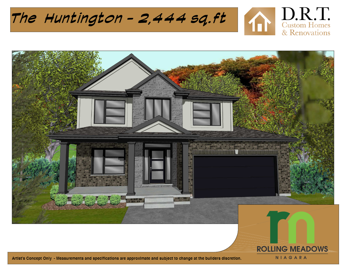 Rolling Meadows Estates The Huntington Floor Plan, Thorold ON Livabl