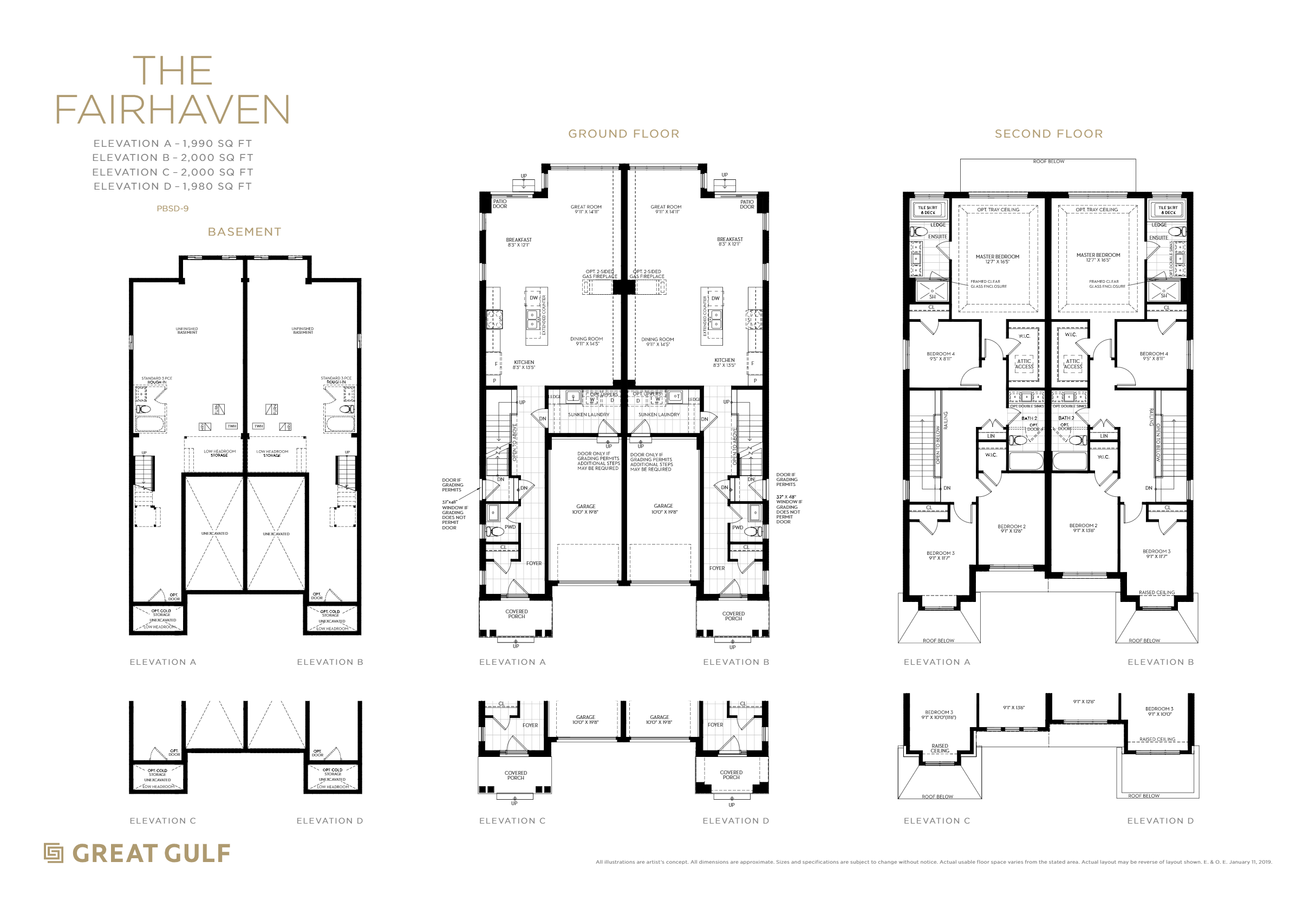 Westfield Phase 4 Fairhaven Floor Plan, Brampton ON Livabl