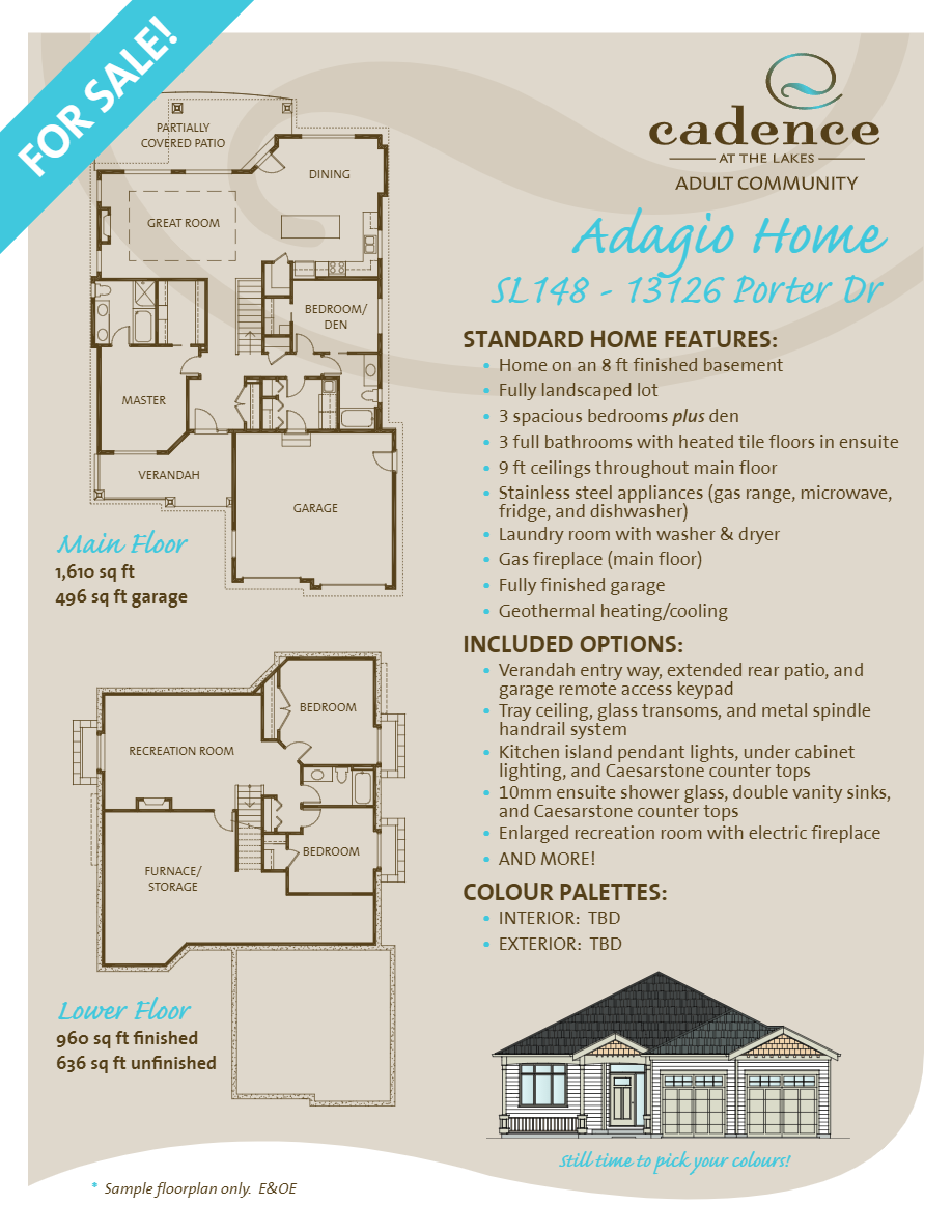 Cadence at The Lakes Adult Community SL148 13126 Porter Dr, Lake