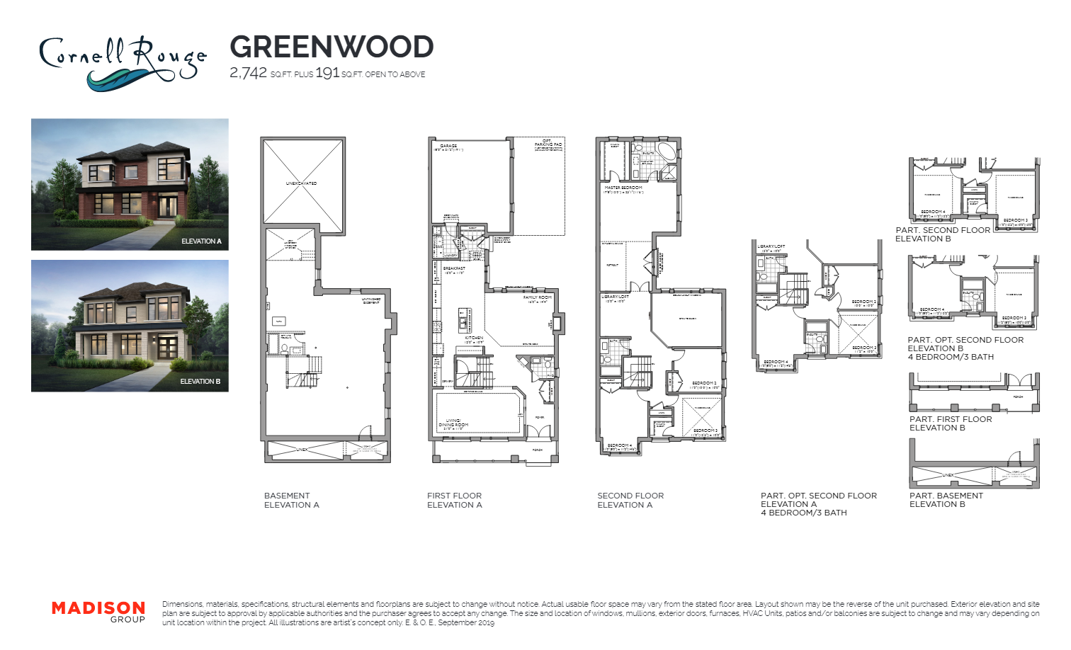 Cornell Rouge Phase 7 Greenwood A Floor Plan, Markham ON Livabl