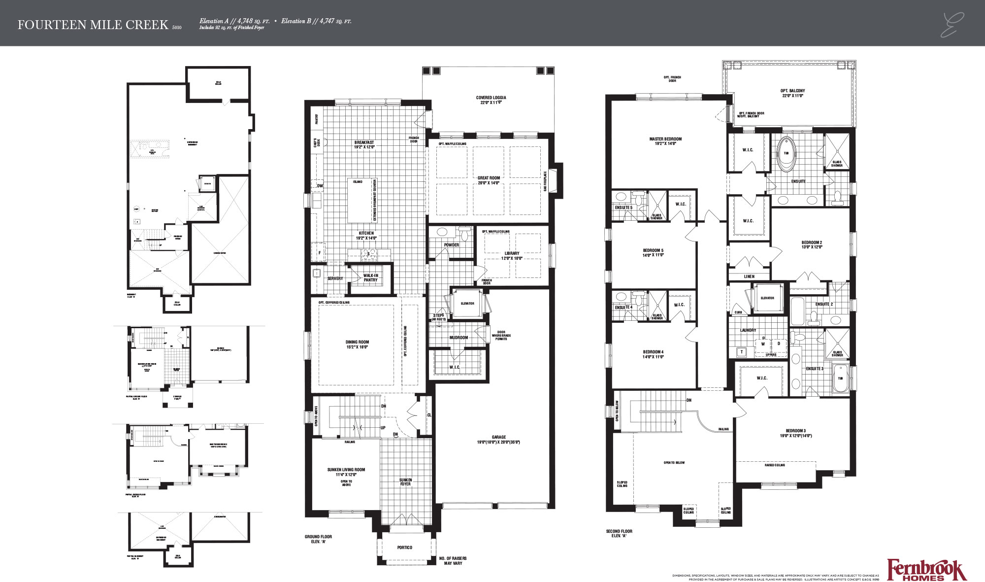 Glen Abbey Encore Fourteen Mile Creek Floor Plan, Oakville ON Livabl