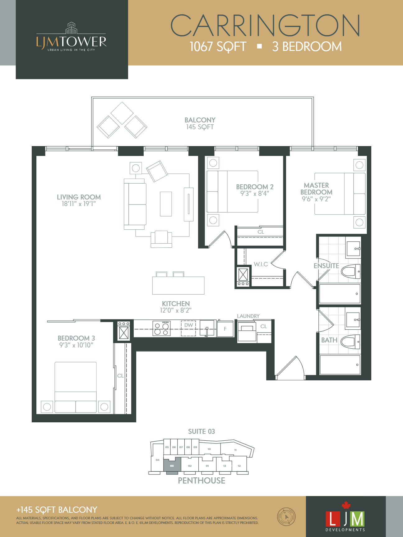 LJM Tower Carrington Floor Plans and Pricing