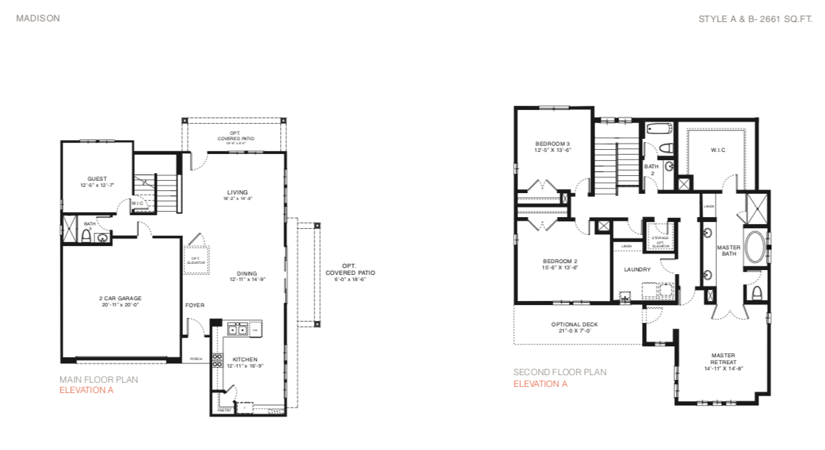 Empire Royal Oaks Landing Madison Floor Plans and Pricing