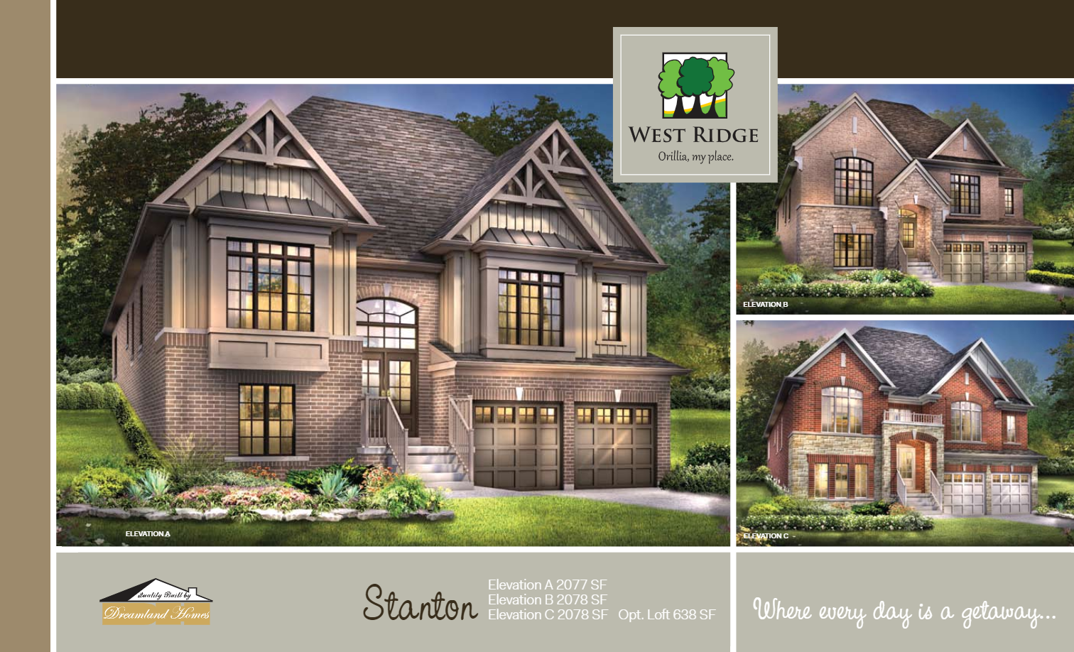 West Ridge Trailside The Stanton A Floor Plan, Orillia ON Livabl