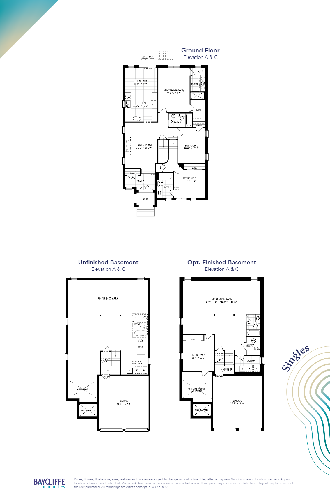 The Gates Of Whitby The Willow Floor Plans and Pricing