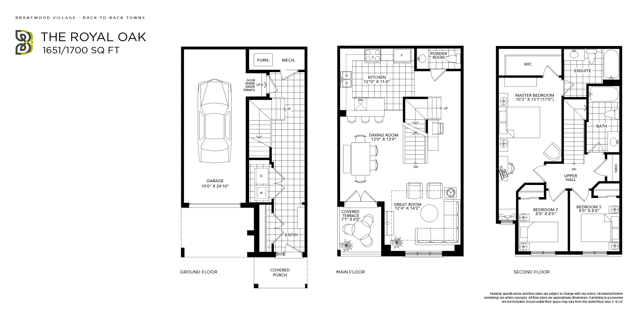 Brantwood Village Royal Oak Floor Plan, Brantford ON Livabl