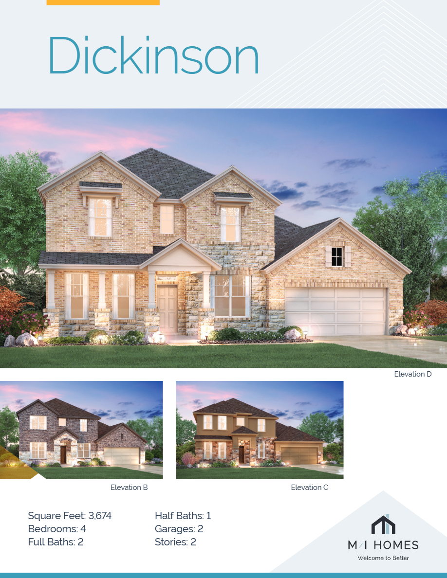Annabelle Ranch Dickinson Floor Plans and Pricing
