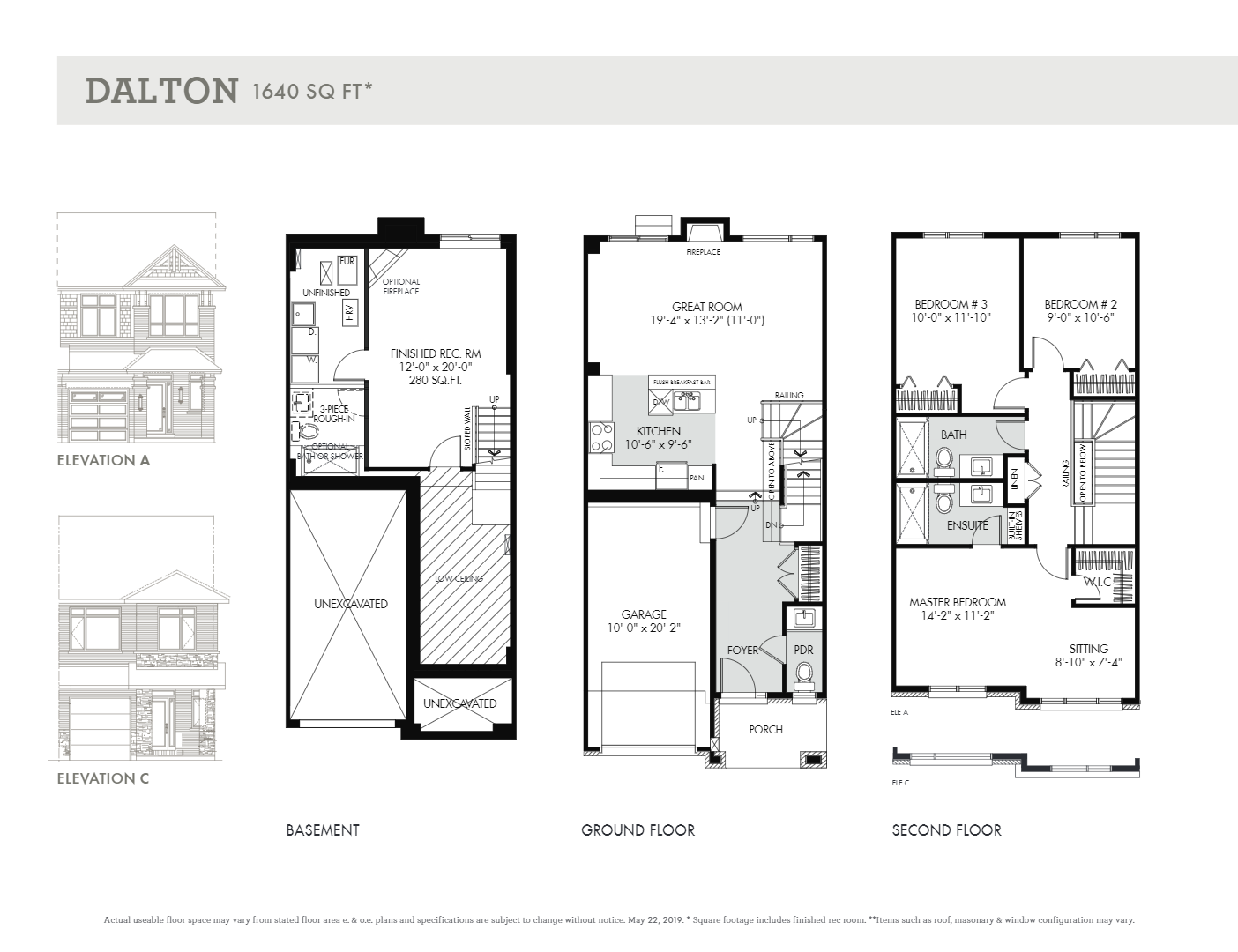 Riverside South Single Family Dalton Floor Plans and Pricing