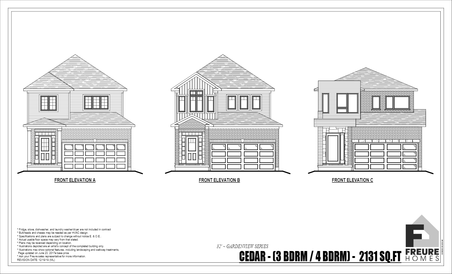 Saddlebrook Cedar Floor Plans and Pricing