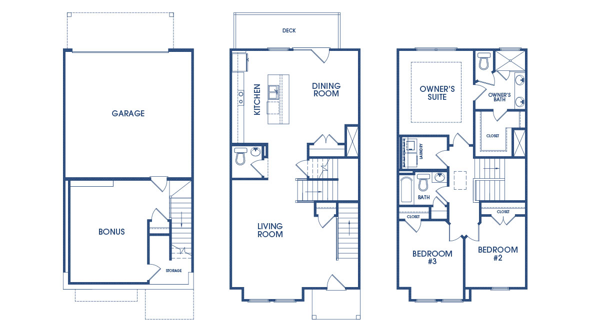 Woodward Hills Townhomes 6317 ROCKAWAY ROAD Floor Plans and Pricing