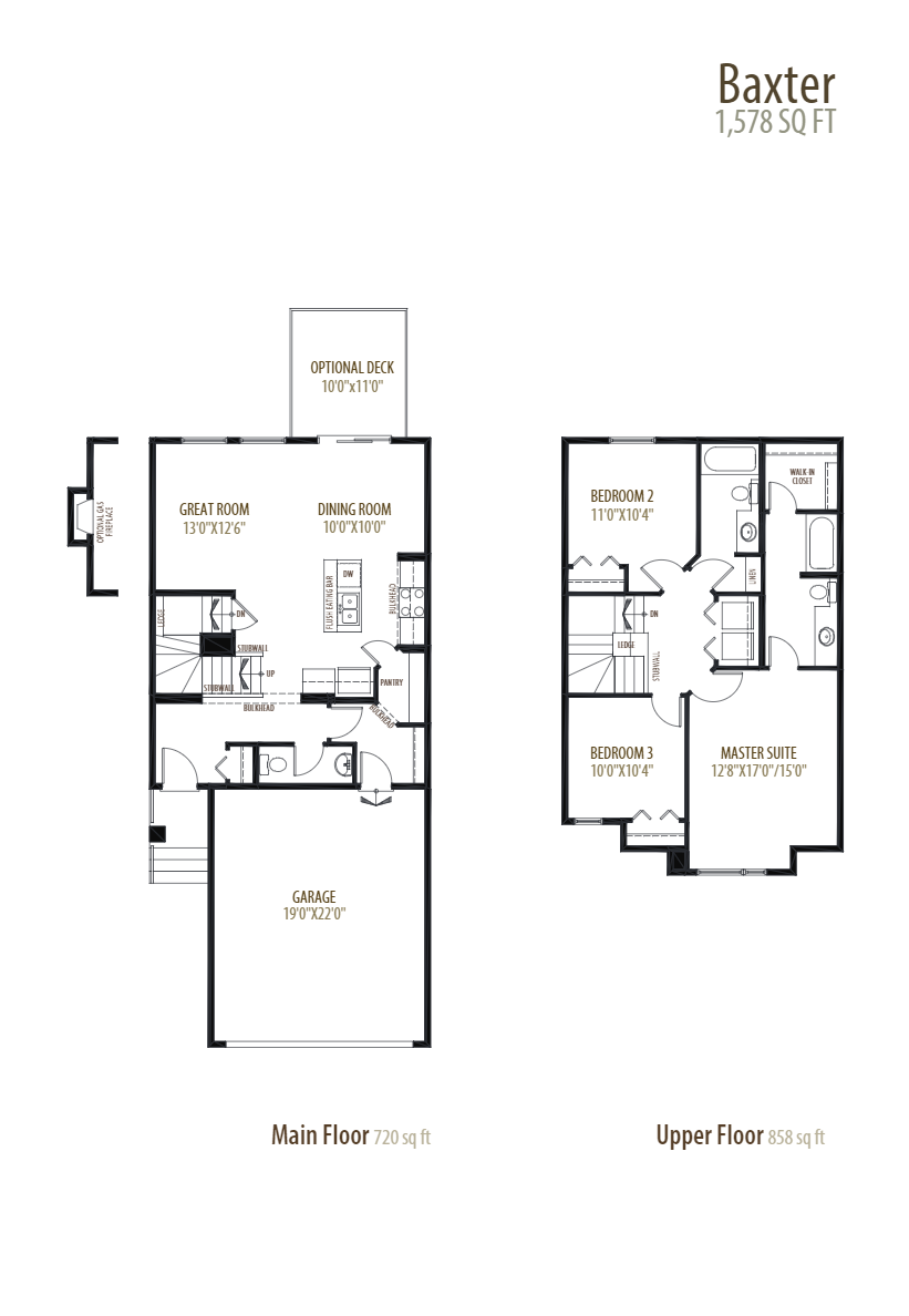 Glenridding Ravine Baxter Floor Plans and Pricing