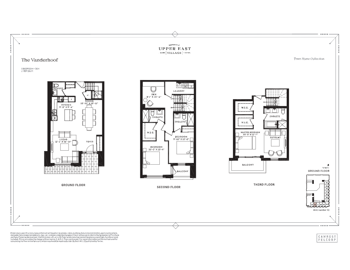 BeSpoke Series at Upper East Village The Vanderhoof Floor Plan