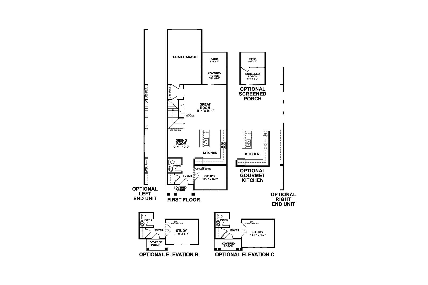 Andrews Chapel Hazelnut Floor Plans and Pricing