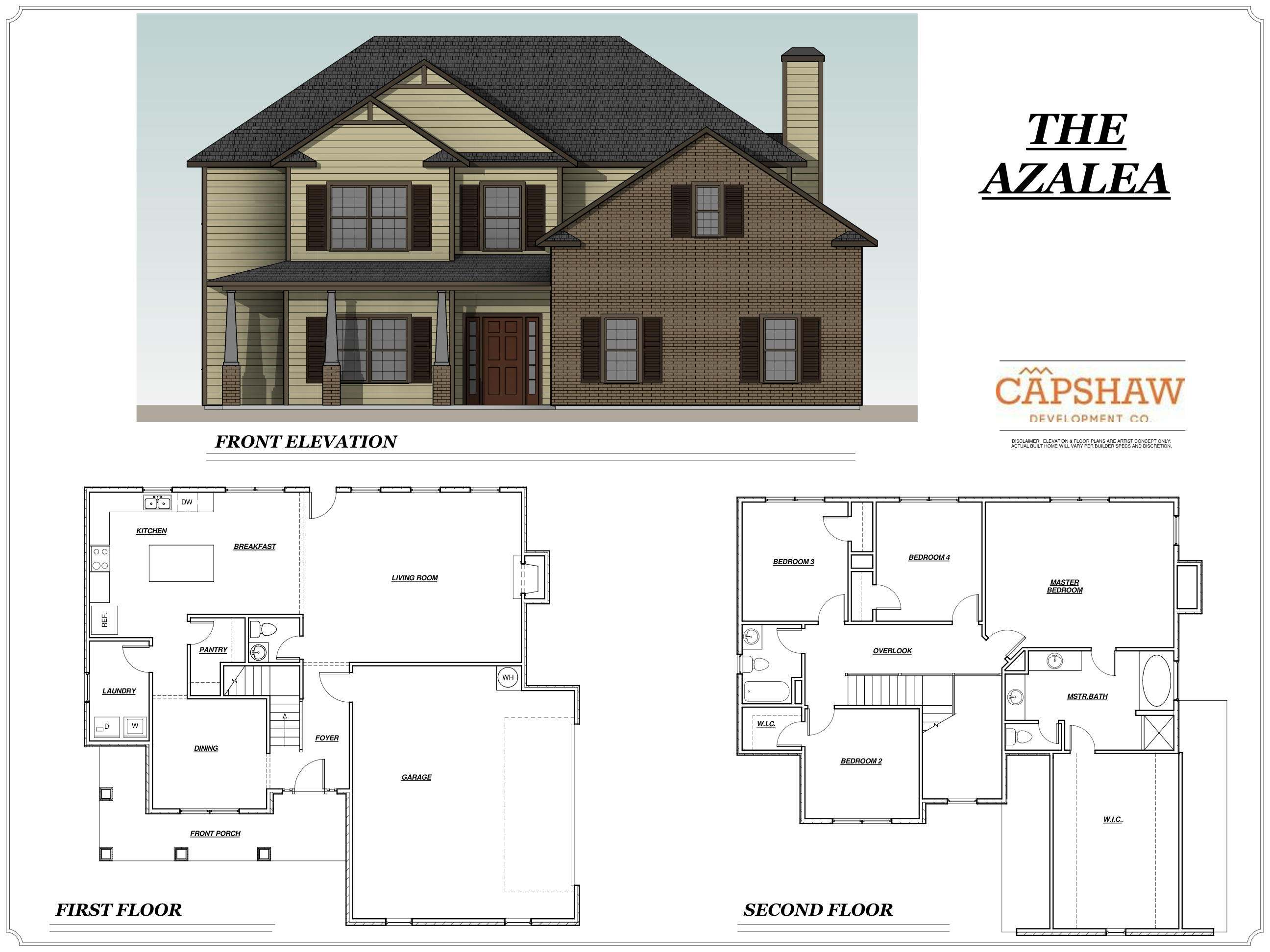 Clark Estates West Azalea Floor Plan, Ellenwood GA Livabl