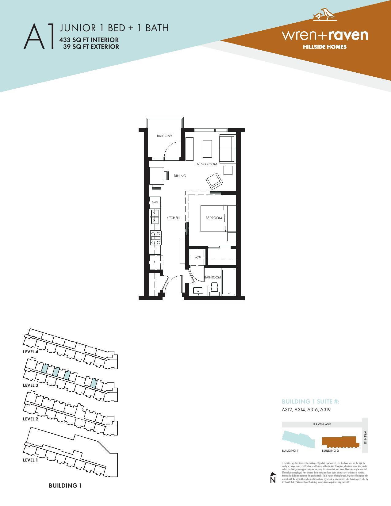 Wren + Raven A1 Floor Plan, Mission BC Livabl