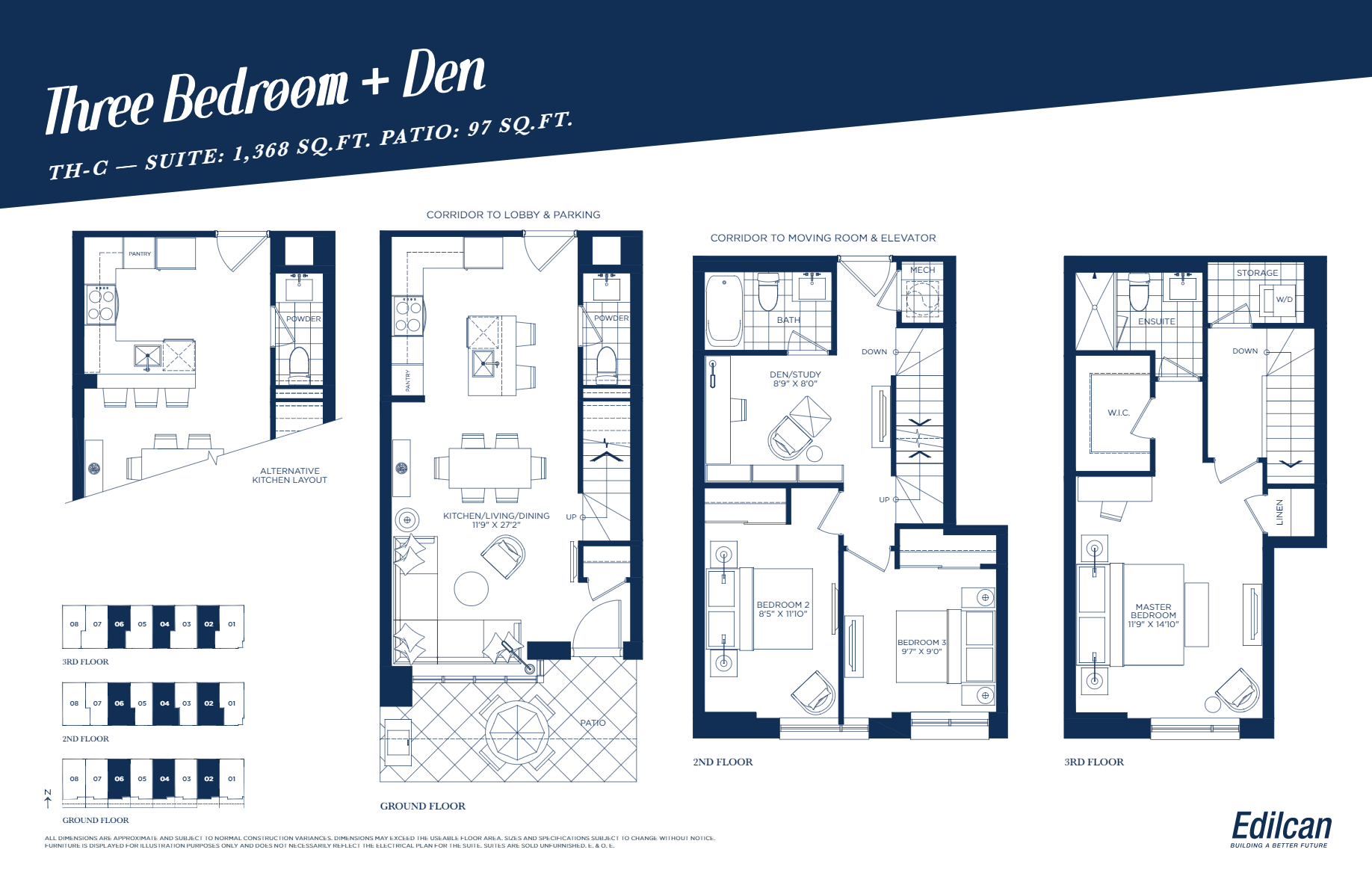 Floor plan of THC